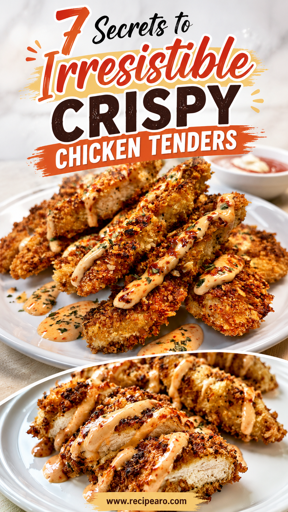 Crispy Chicken Tenders with Bang Bang Sauce