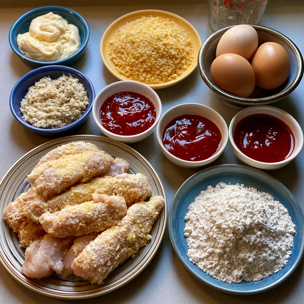 Crispy Chicken Tenders with Bang Bang Sauce