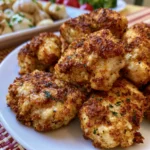 Crispy Garlic Parmesan Air Fryer Chicken Bites