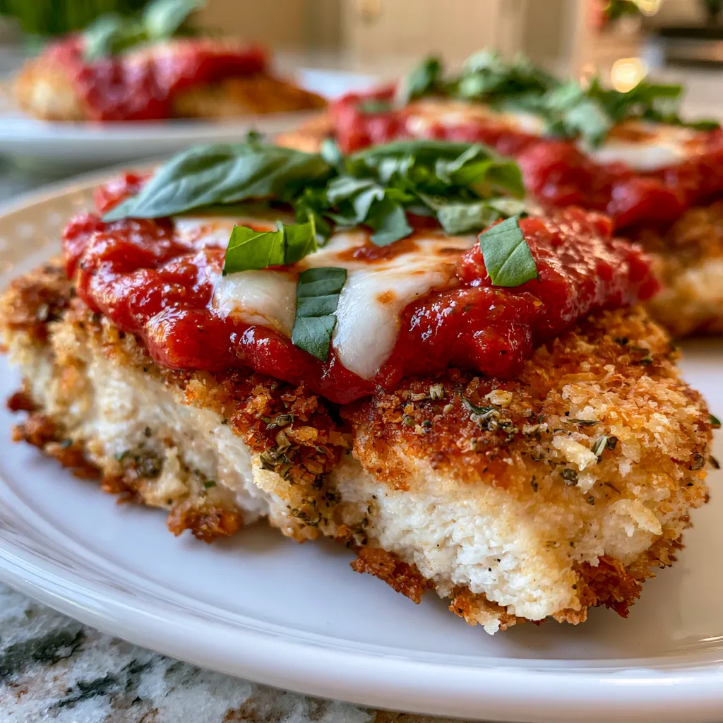 Crispy Healthy Chicken Parmesan