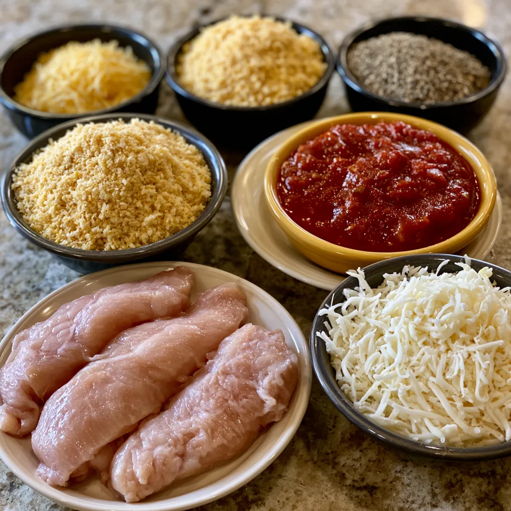 Crispy Healthy Chicken Parmesan