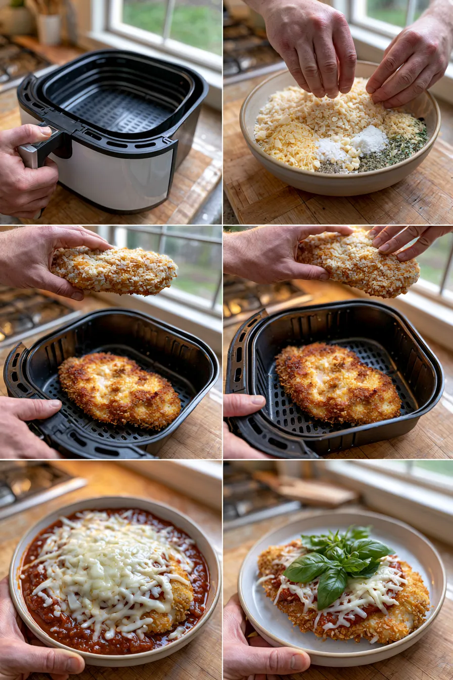 Crispy Healthy Chicken Parmesan