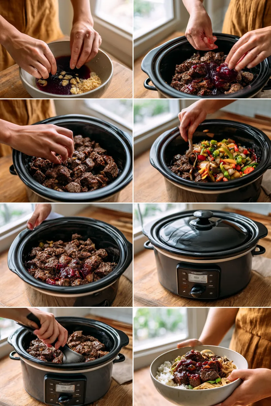 Crockpot Teriyaki Beef
