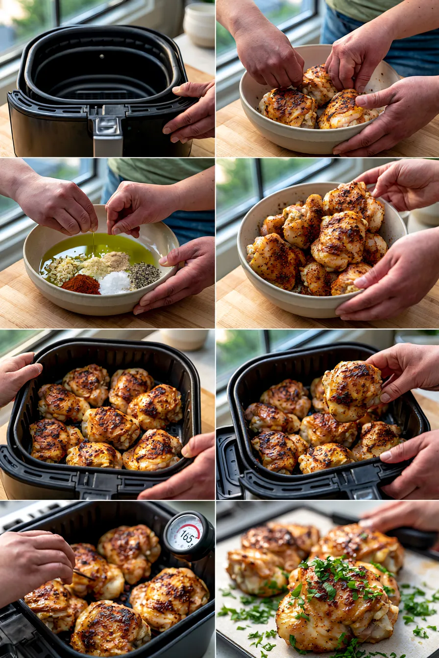 Easy Air Fryer Boneless Skinless Chicken Thighs