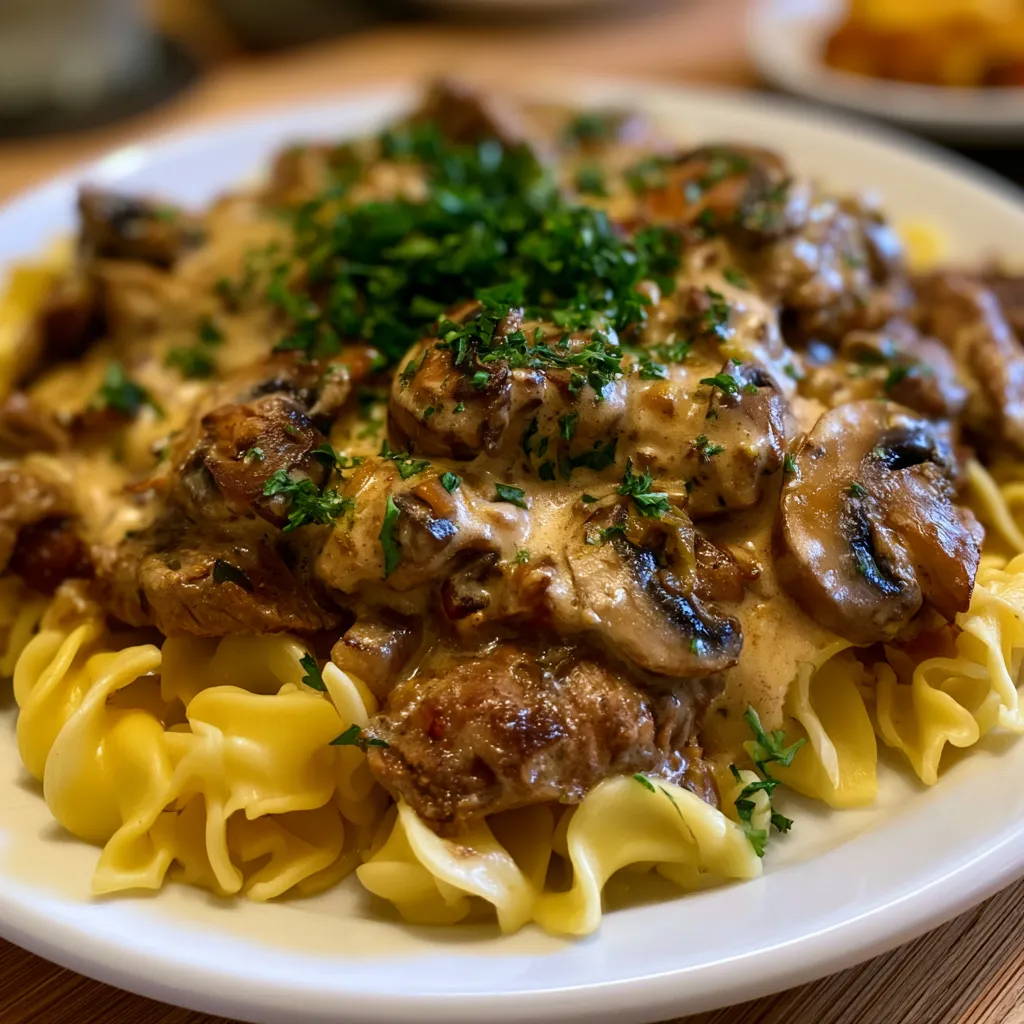 Easy Beef Stroganoff