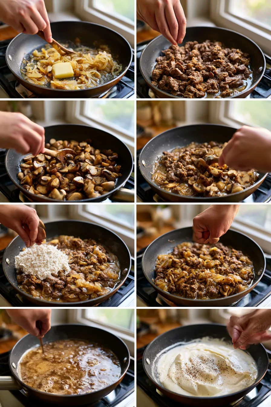 Easy Beef Stroganoff