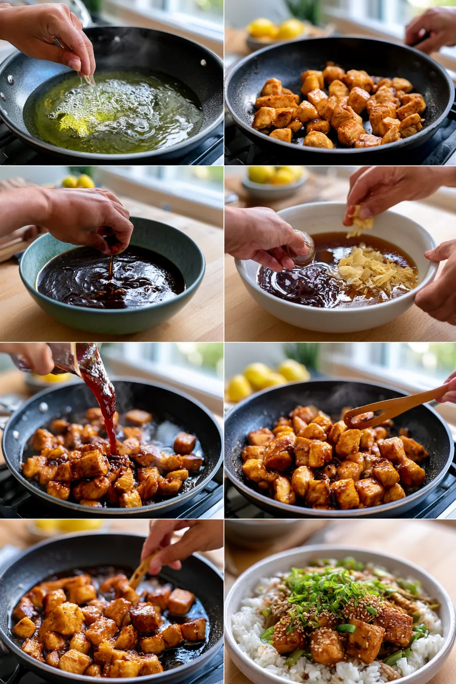 Easy Healthy Sesame Chicken