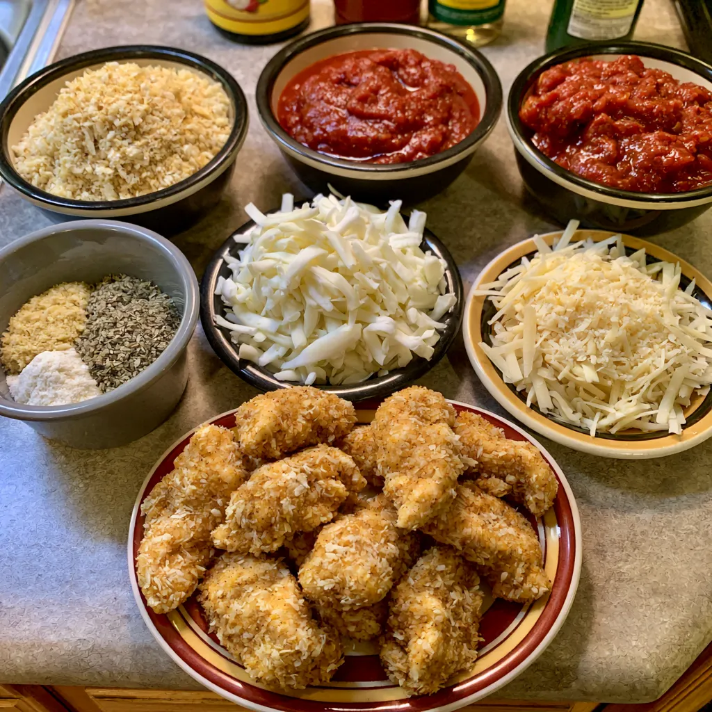 Easy Oven Baked Chicken Parmesan