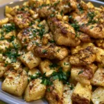 Garlic Butter Chicken and Potatoes Skillet