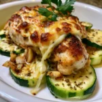 Garlic Chicken Zucchini Bake