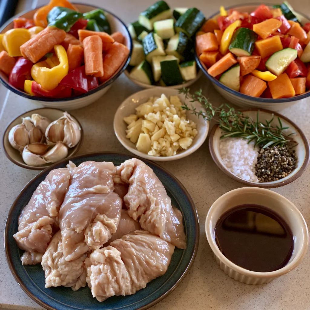 Garlic Herb Chicken and Vegetables