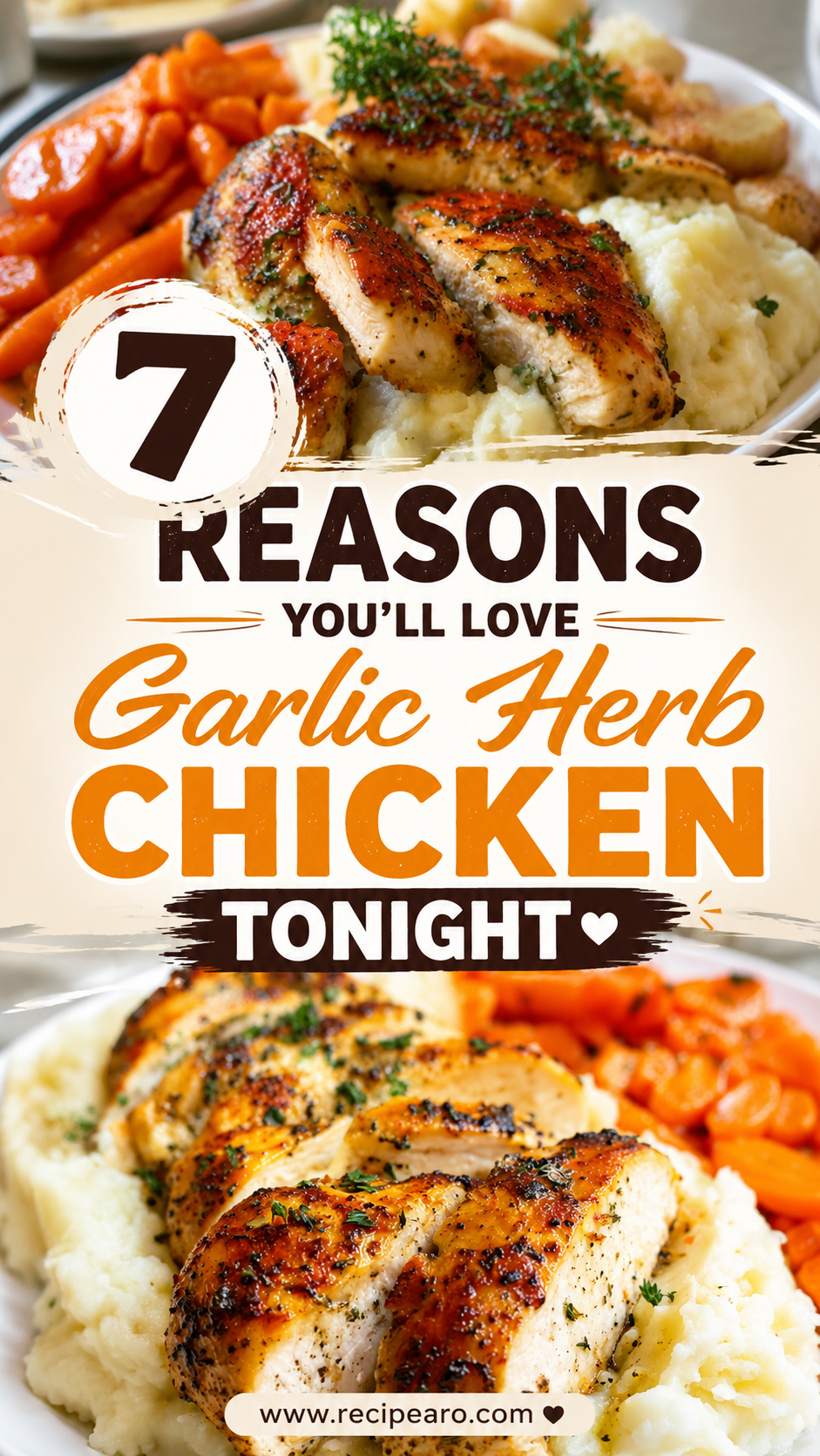 Garlic Herb Chicken with Mashed Potatoes