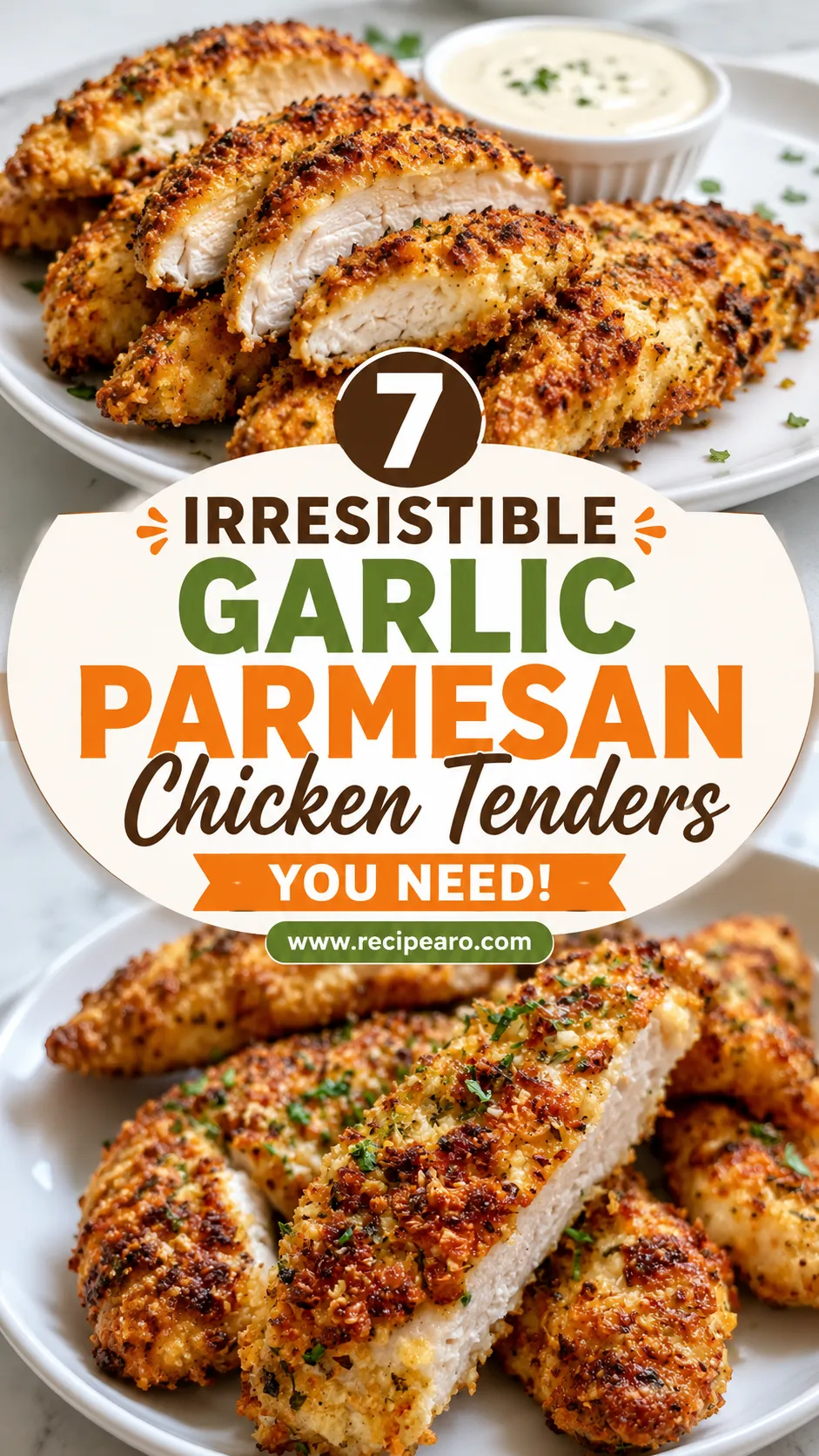 Garlic Parmesan Air Fryer Chicken Tenders