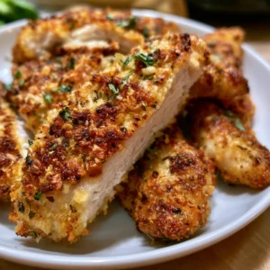 Garlic Parmesan Air Fryer Chicken Tenders