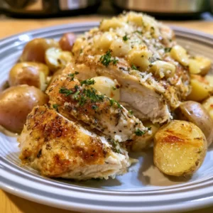 Garlic Parmesan Chicken and Potatoes