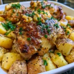 Garlic Parmesan Chicken and Potatoes