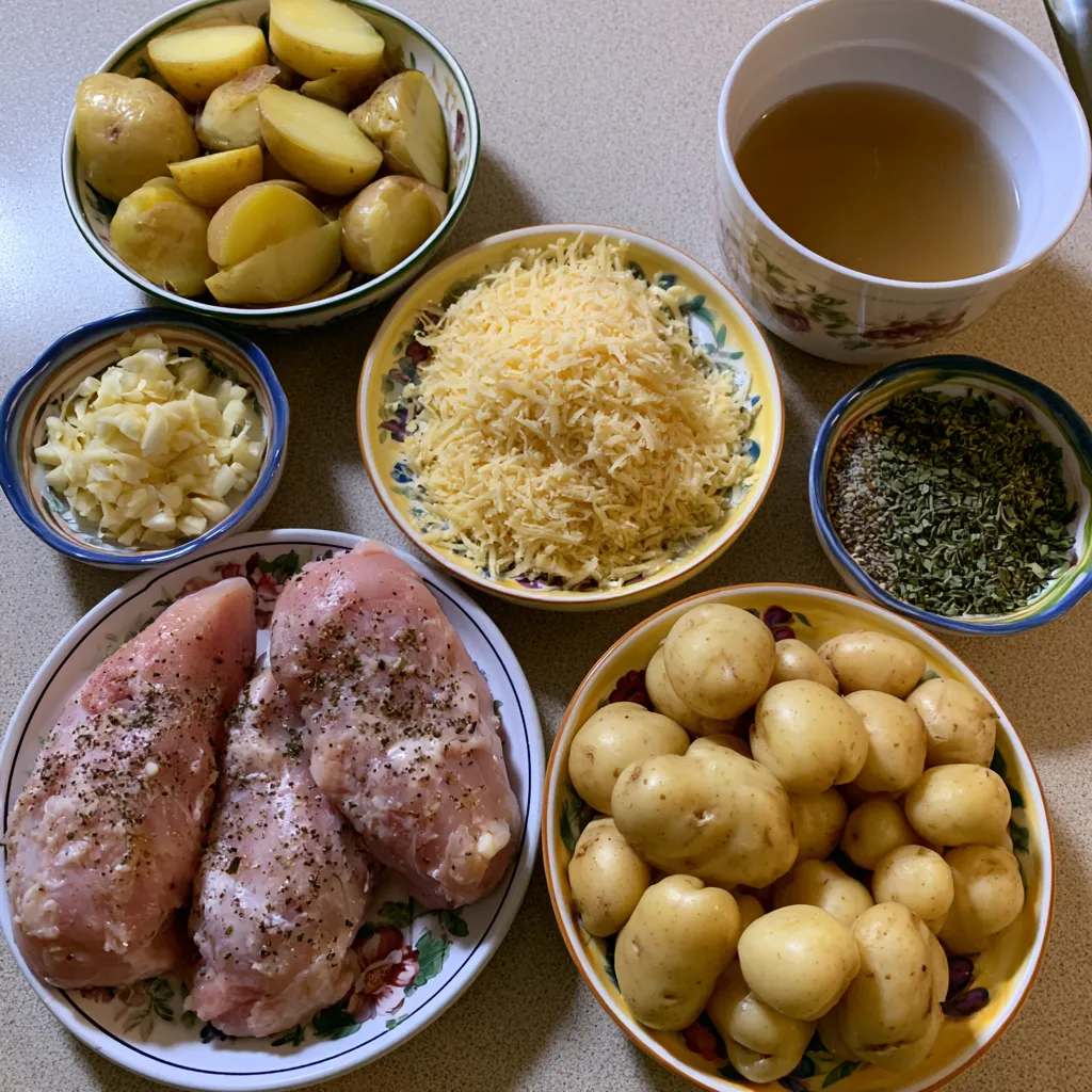Garlic Parmesan Chicken and Potatoes