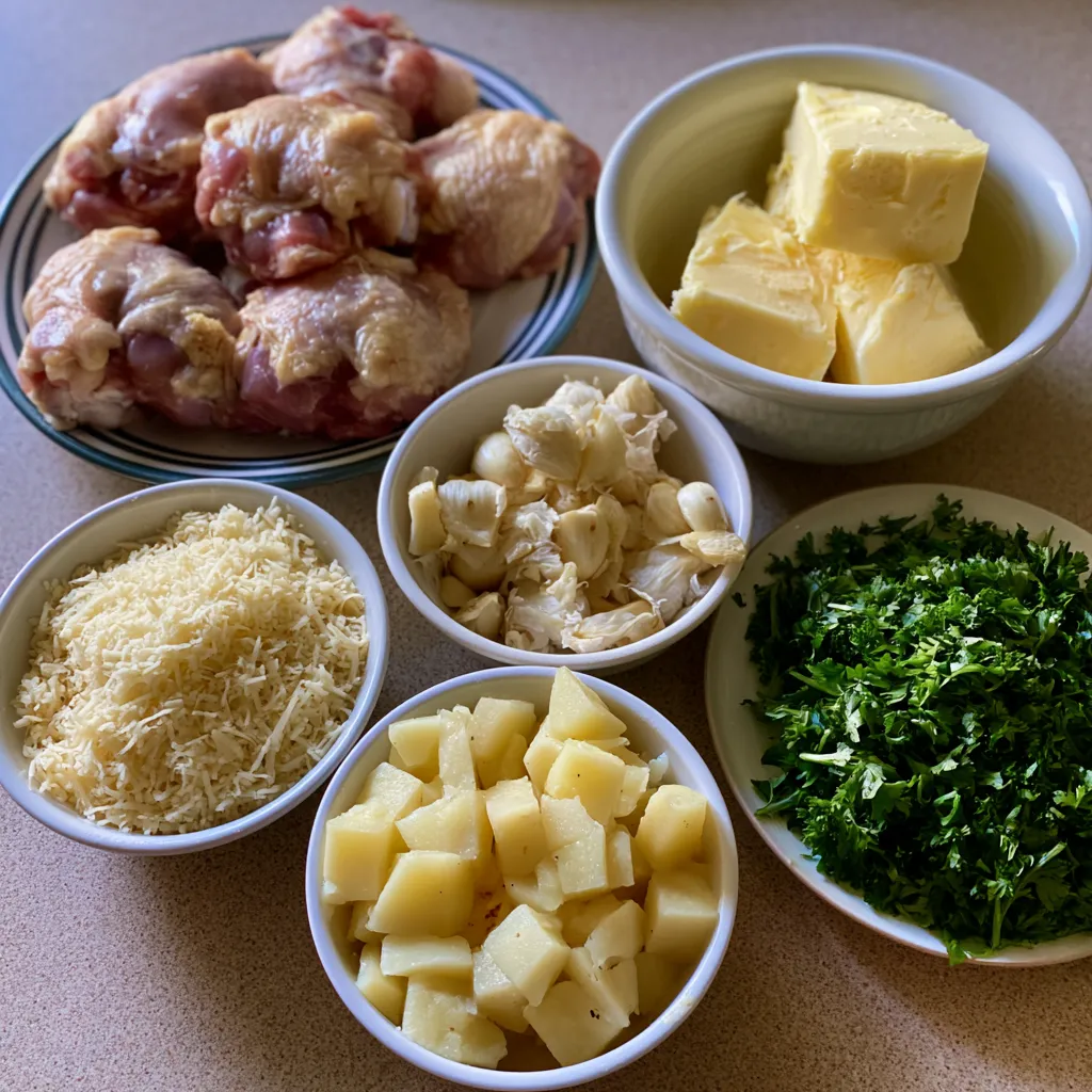 Garlic Parmesan Chicken and Potatoes