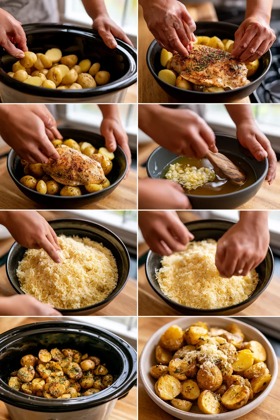 Garlic Parmesan Chicken and Potatoes