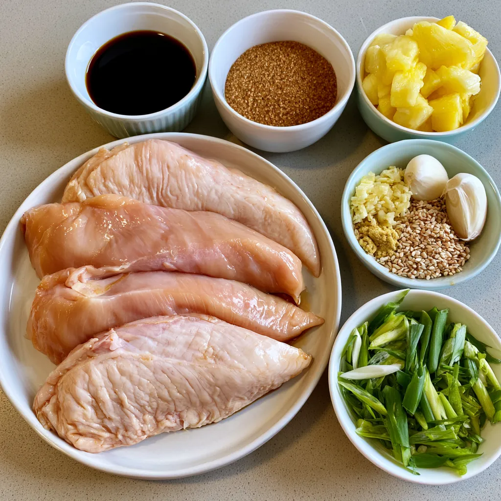 Hawaiian Teriyaki Chicken