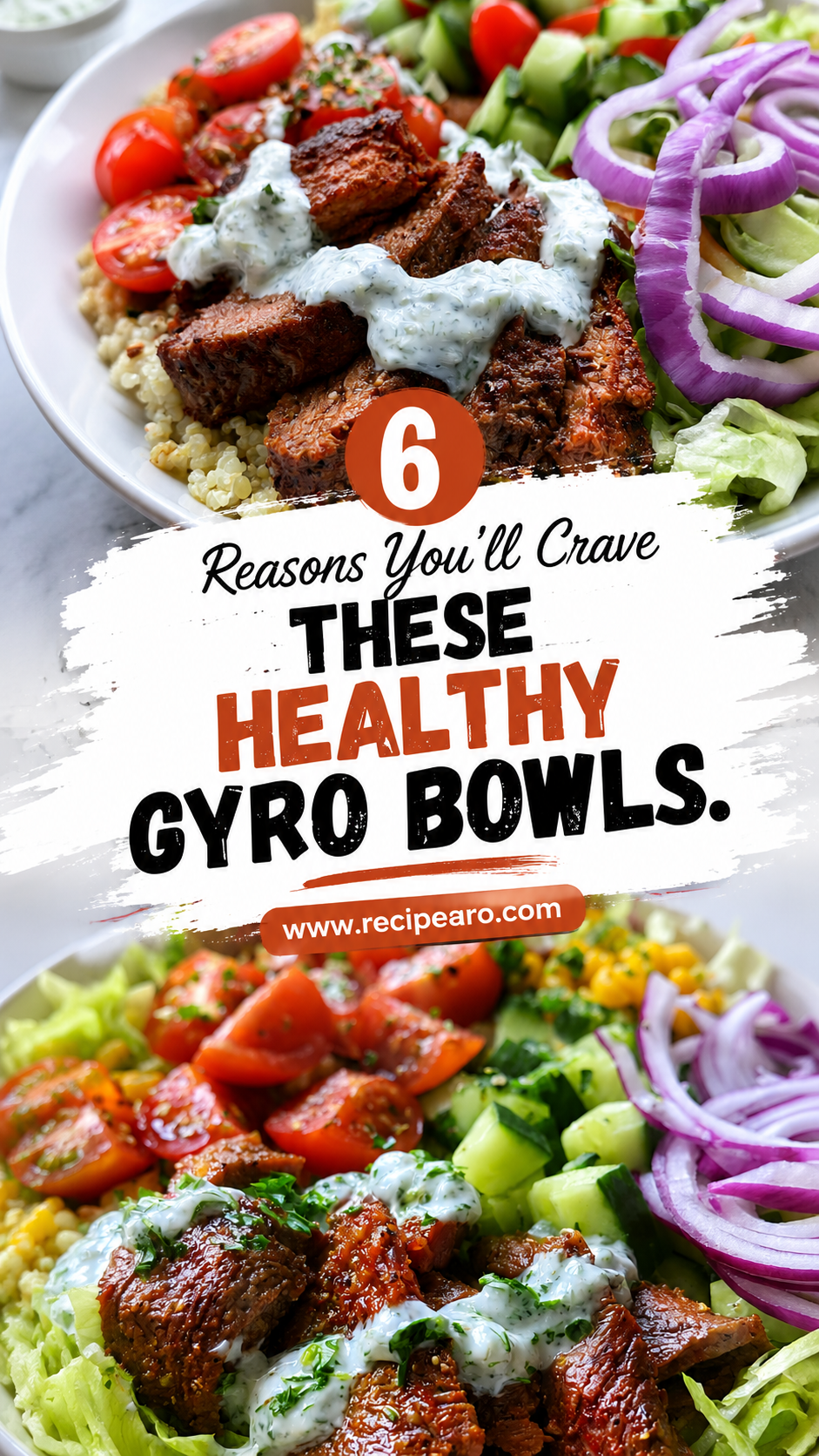 Healthy Gyro Bowls with Tzatziki