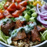 Healthy Gyro Bowls with Tzatziki