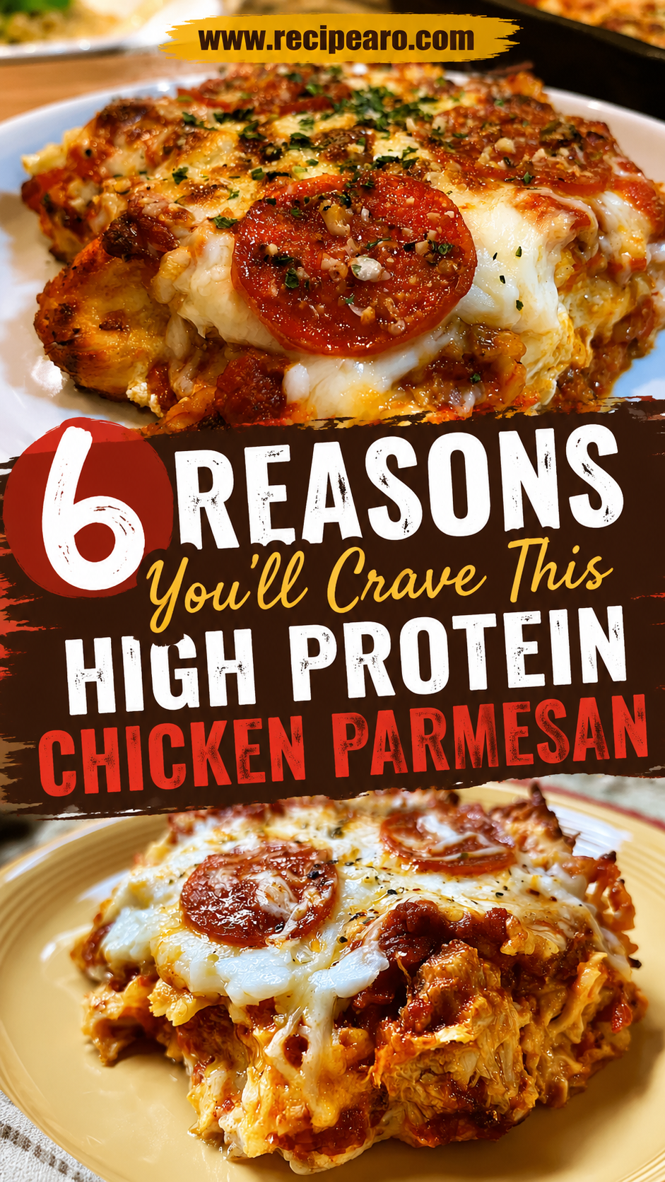 High Protein Casserole Chicken Parmesan