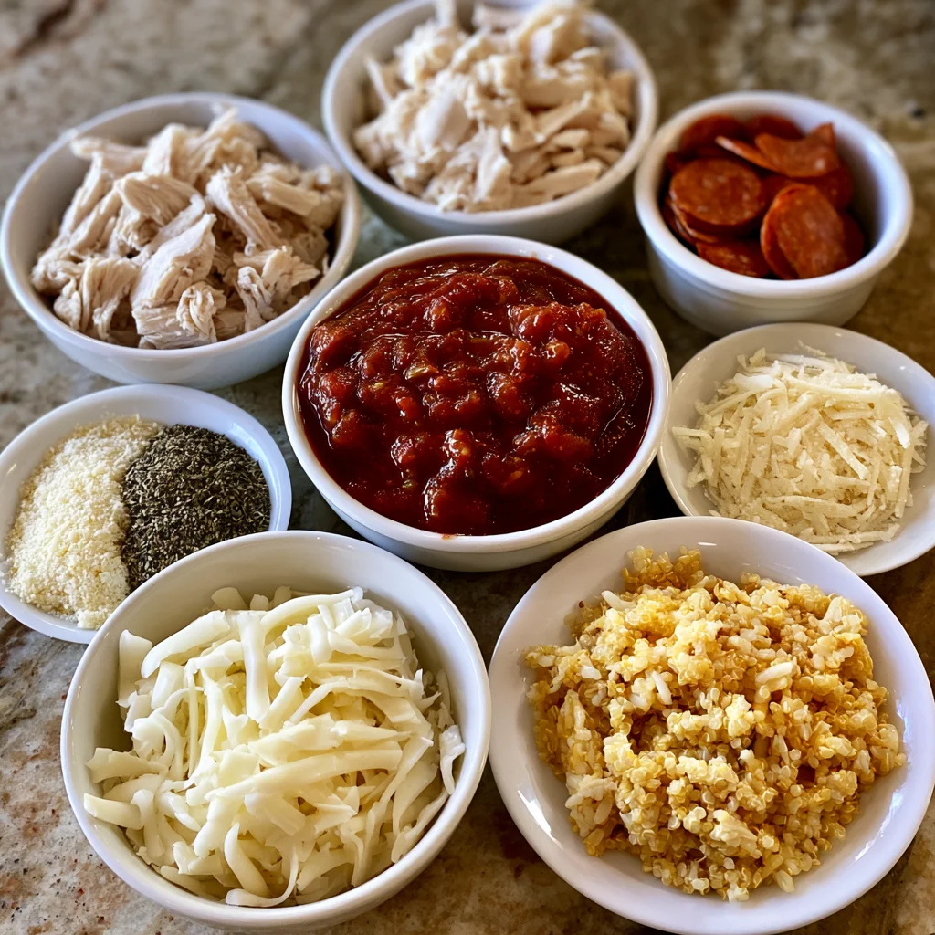 High Protein Casserole Chicken Parmesan