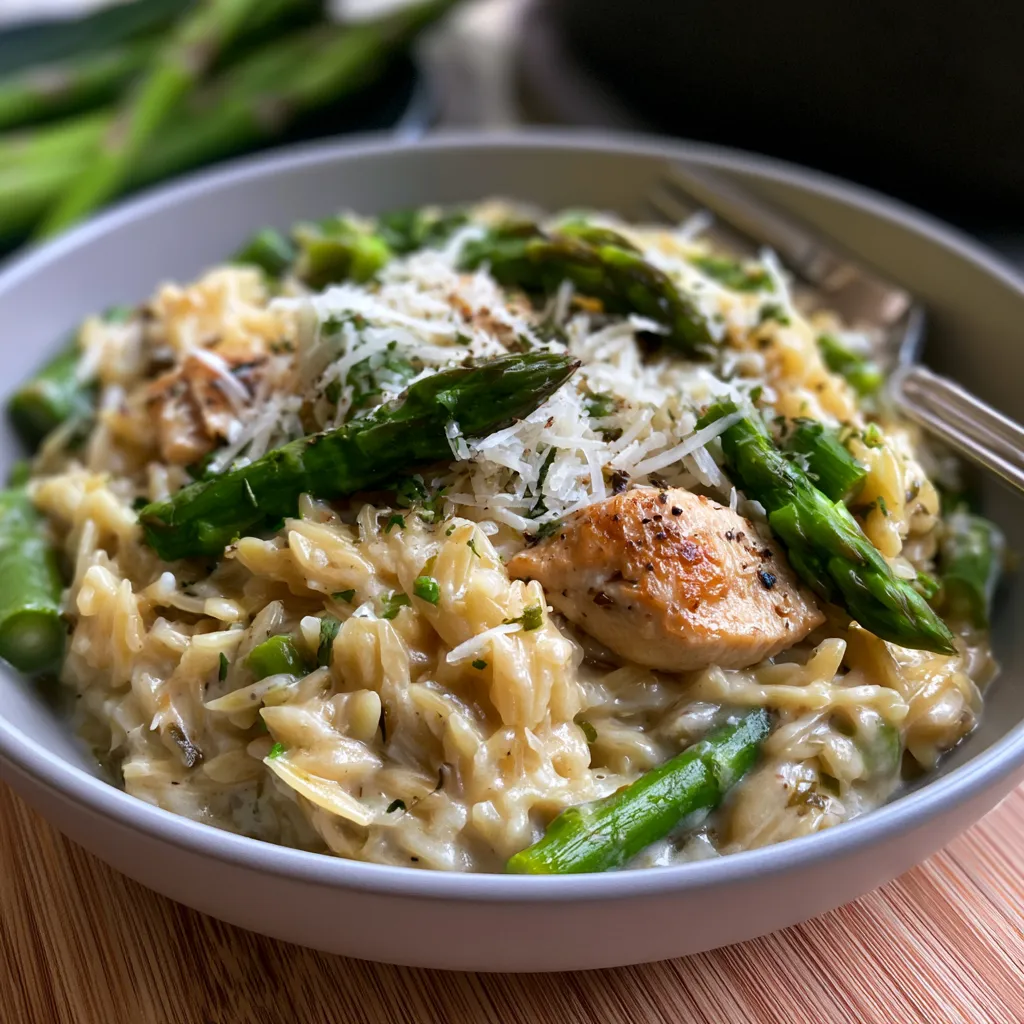 High Protein Chicken Orzo