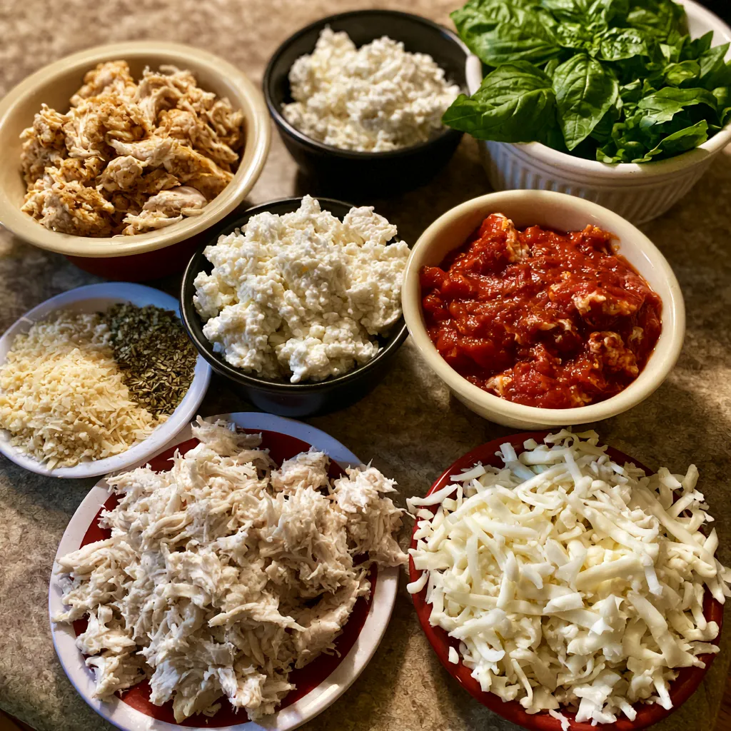 High Protein Chicken Parmesan Casserole
