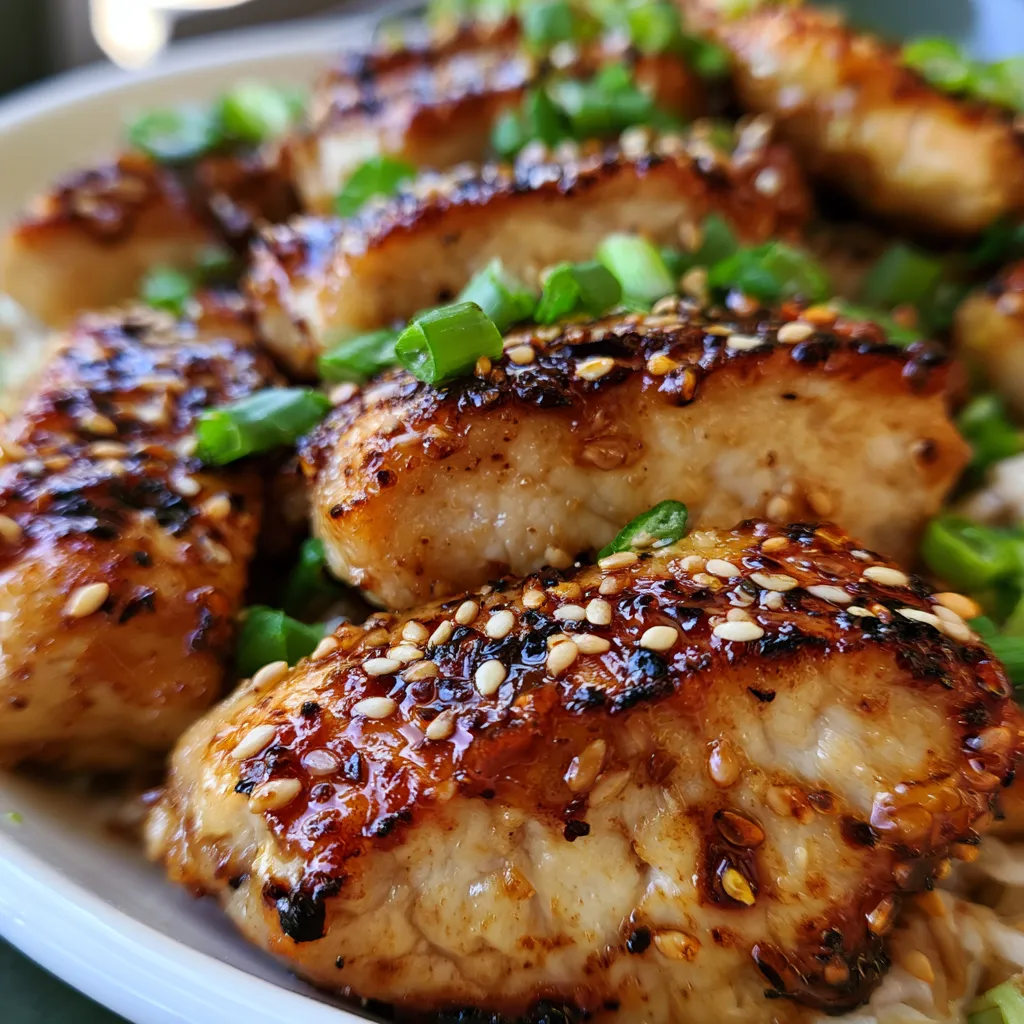 High Protein Sesame Chicken