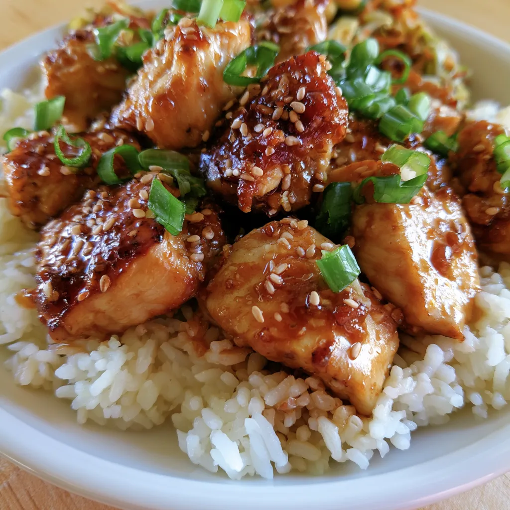 High Protein Sesame Chicken