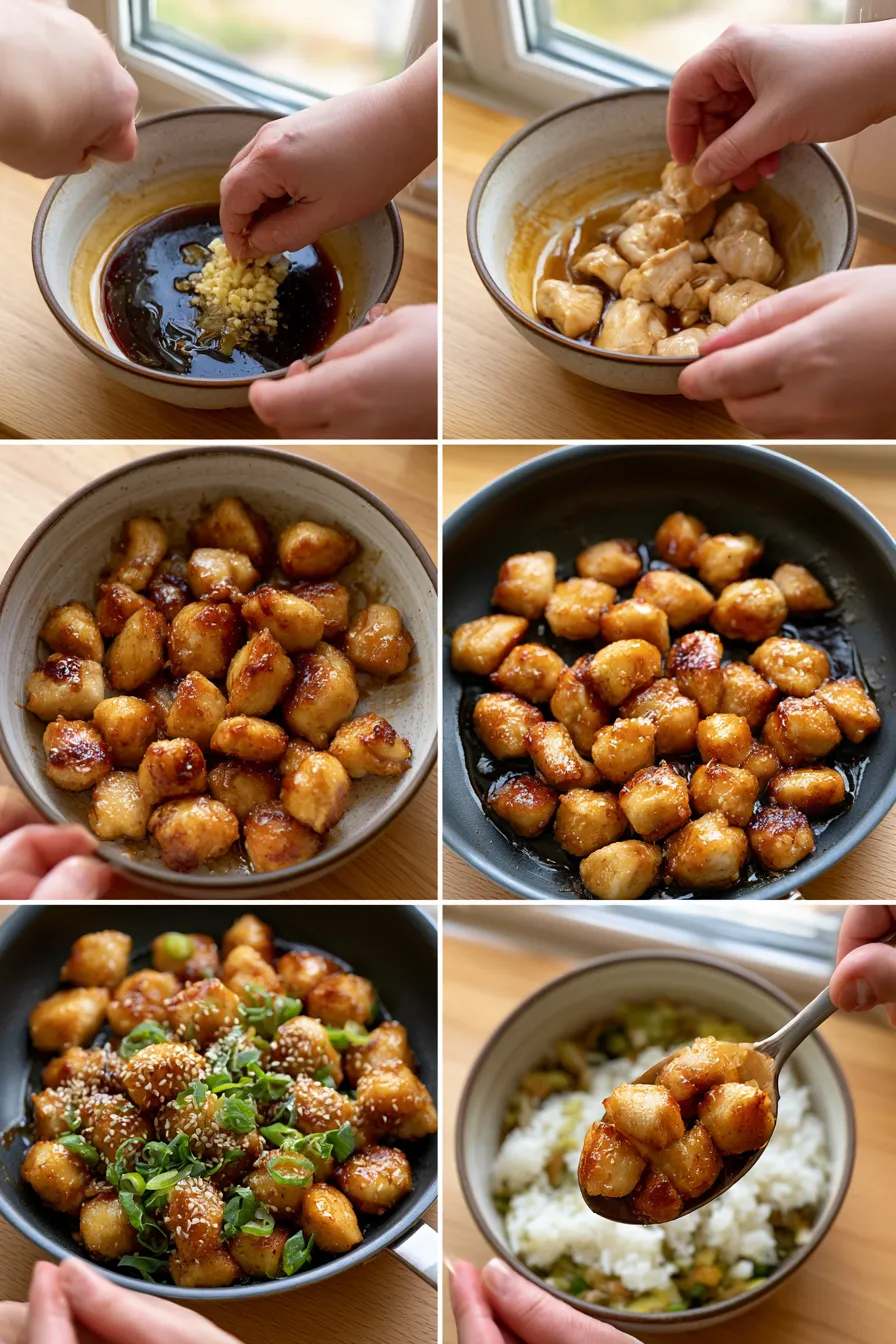 High Protein Sesame Chicken