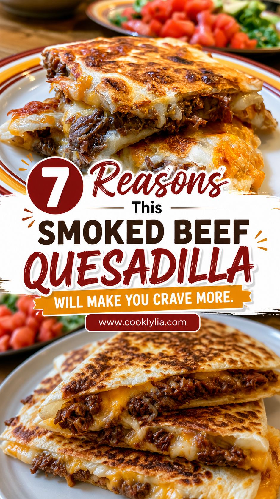 High-Protein Smoked Beef Ranch Quesadilla