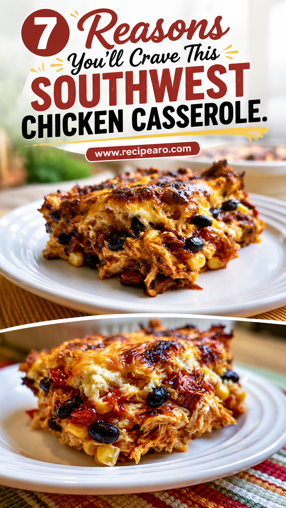 High Protein Southwest Chicken Casserole