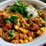 High Protein Taco Pasta