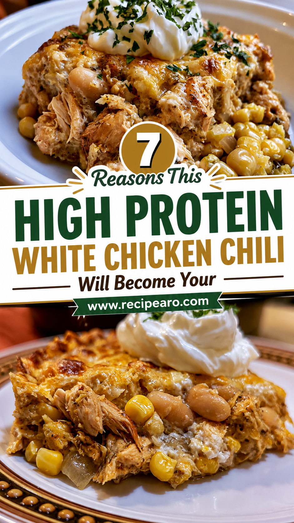 High Protein White Chicken Chili