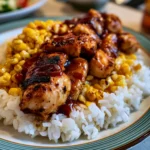 Honey BBQ Chicken Rice