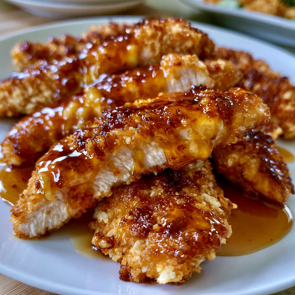 Honey Butter Garlic Chicken Tenders