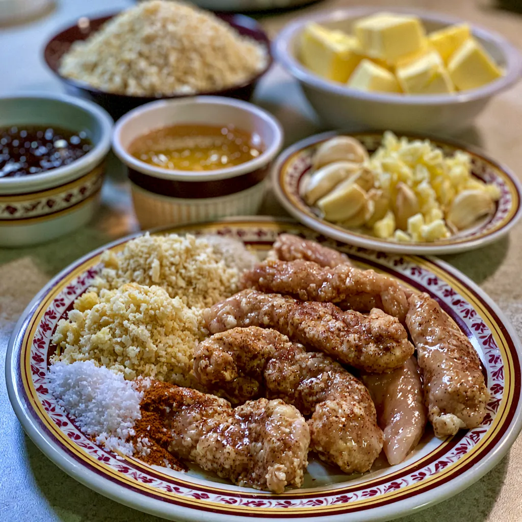 Honey Butter Garlic Chicken Tenders