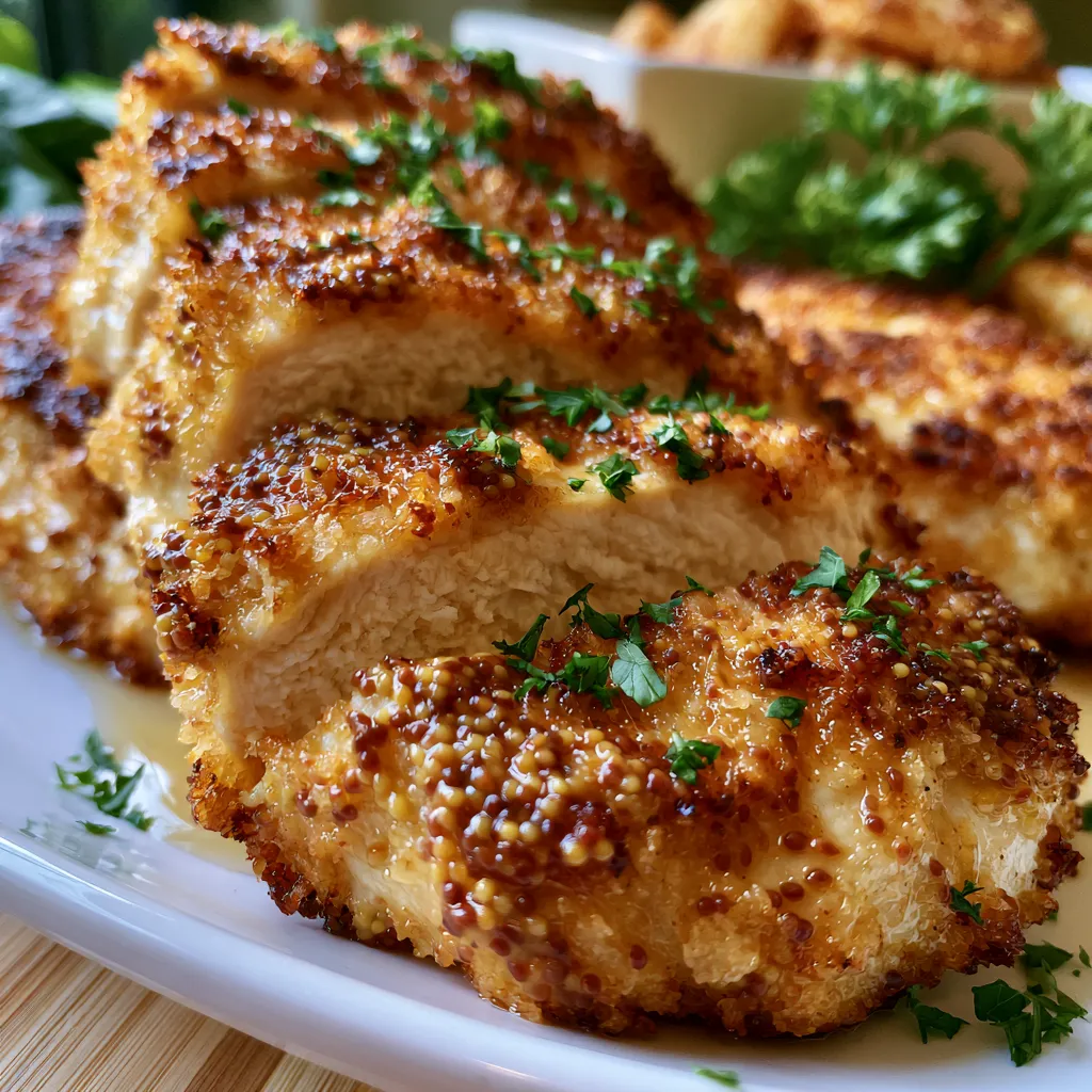 Honey Dijon Air Fryer Chicken