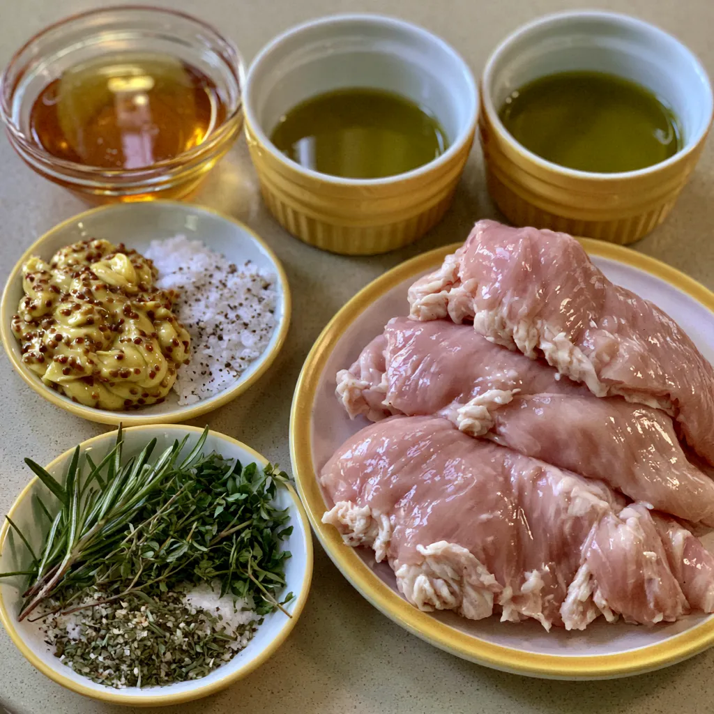Honey Dijon Air Fryer Chicken