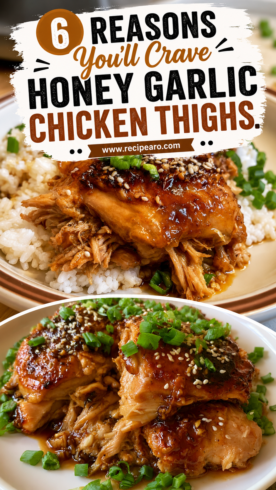 Honey Garlic Chicken Thighs