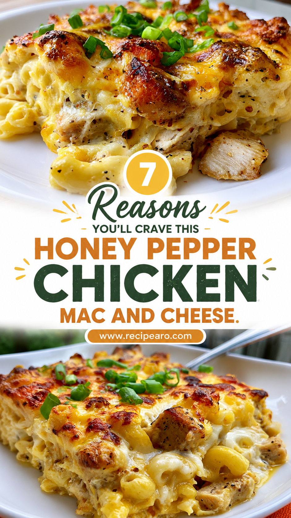 Honey Pepper Chicken Mac and Cheese