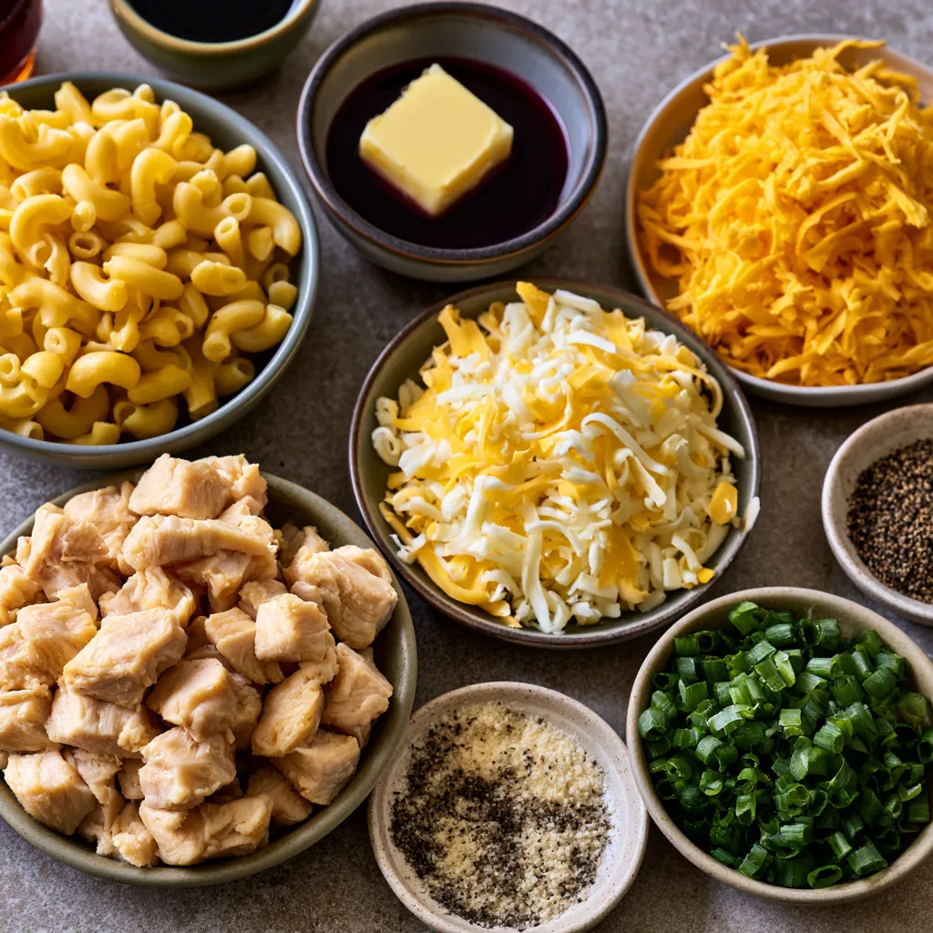 Honey Pepper Chicken Mac and Cheese