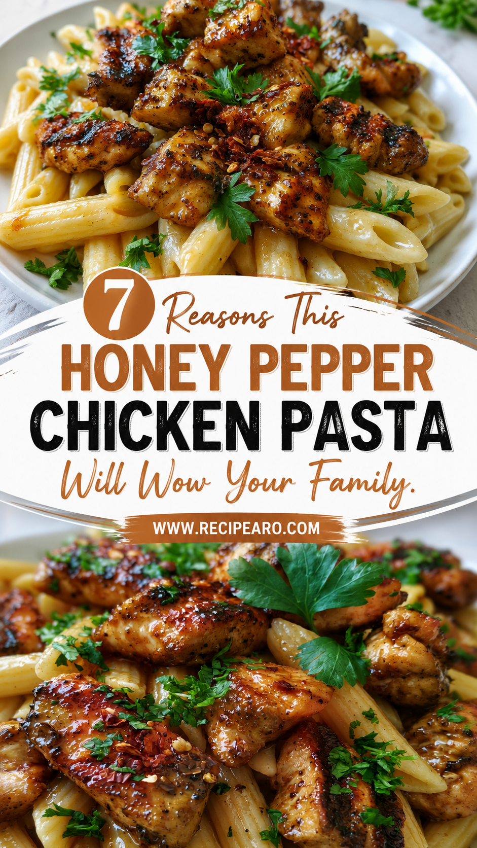 Honey Pepper Chicken Pasta