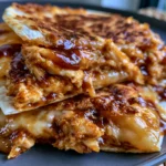 Hot Honey BBQ Chicken Quesadillas