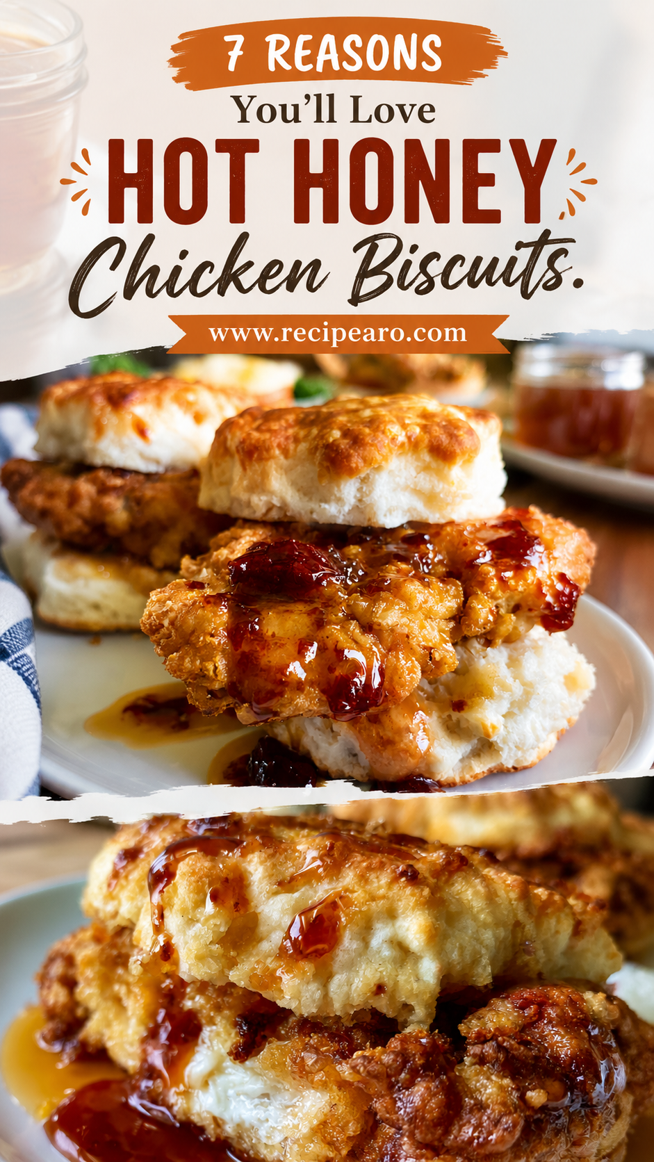 Hot Honey Chicken Biscuits