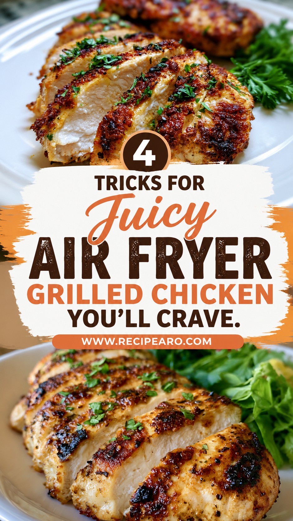 Juicy Air Fryer Grilled Chicken Breast