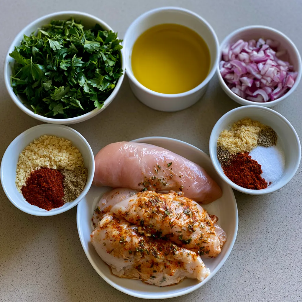 Juicy Air Fryer Grilled Chicken Breast